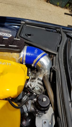 Jag inlet pipe fitted